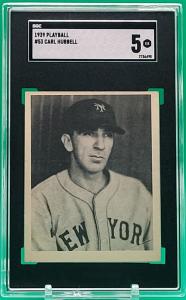 1939 Play Ball #53 Carl Hubbell HOF Card