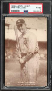 1922 Harry Heilmann Detroit Tigers HOF Postcard