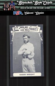 1975 TCMA Harry Wright All-Time Greats Card