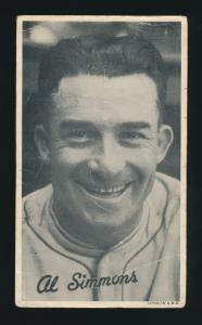 1936 Goudey Al Simmons Detroit Tigers Card