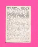Bobby Wallace 1950 Callahan Vintage MLB Card