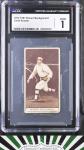 1912 T207 Chief Bender Brown Background Card