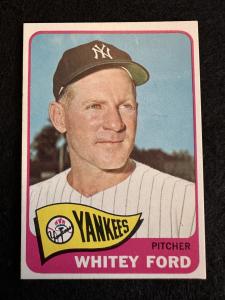 1965 Topps Whitey Ford Yankees Baseball Card