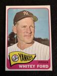 1965 Topps Whitey Ford Yankees Baseball Card