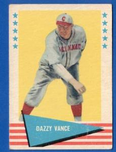 1961 Fleer Baseball Greats Dazzy Vance Card