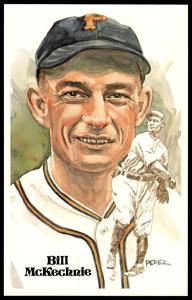 Bill McKechnie 1980 Hall of Fame Card #88