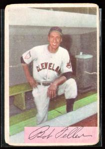 Bob Feller 1954 Bowman Card #132 Cleveland Indians