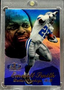 Emmitt Smith Rainbow Foil Refractor Card