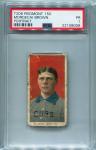1909-11 T206 Piedmont Mordecai Brown Portrait PSA 1