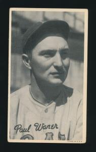 1936 Goudey Paul Waner Sports Card