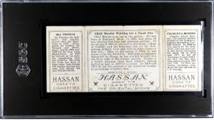 1912 T202 Chief Bender Cigarettes Card SGC 1.5