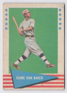 1961 Fleer Home Run Baker Baseball Card #6