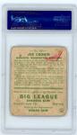 1933 Goudey Joe Cronin #109 Vintage Baseball Card
