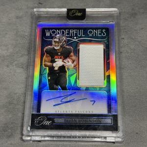 Bijan Robinson 2024 Panini One Patch Auto /99