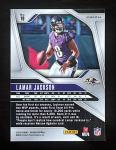 Lamar Jackson 2024 Panini Prizm Orange Cracked Ice