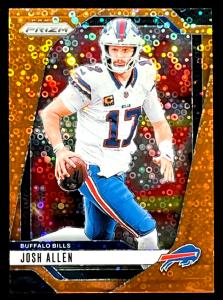 2024 Panini Prizm Josh Allen Orange Disco Card