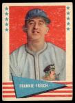 1961 Fleer Frankie Frisch Pirates Baseball Card