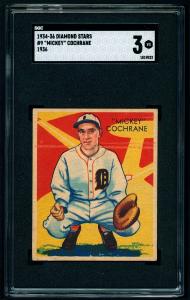 1934 National Chicle R327 Mickey Cochrane Card