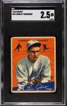 1934 Goudey Charley Gehringer Card #23 SGC 2.5