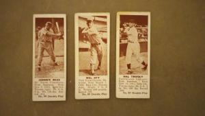 1941 Double Play Baseball Cards - Mize, Ott, Trosky