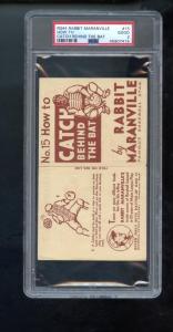 1936 R344 National Chicle Rabbit Maranville Card