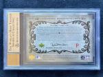 2005 Max Carey Pirates Autograph Card #16/50 BGS 9
