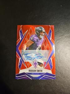 2025 Panini Phoenix Roquan Smith Autograph Red /99