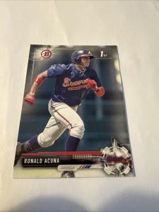 2017 Bowman Ronald Acuña Jr. #BP127 Prospects Card