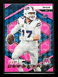 Josh Allen 2025 Panini Mosaic Pink Buffalo Bills Card