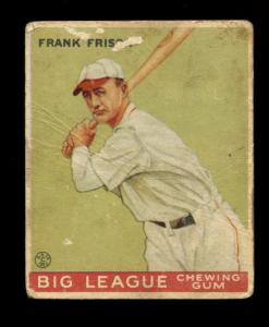 1933 Goudey Frankie Frisch Baseball Card #49