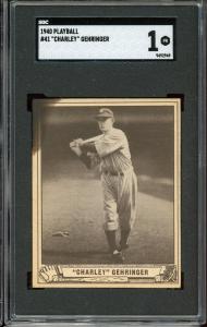 1940 Play Ball Charley Gehringer Baseball Card