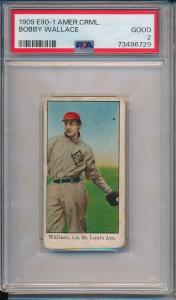 1909 E90-1 Bobby Wallace Caramel Card