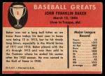 1961 Fleer Home Run Baker Baseball Card