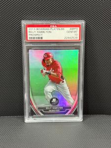 Billy Hamilton 2013 Bowman Platinum PSA 10 Card