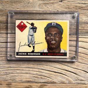 1956 Topps Jackie Robinson #50 Brooklyn Dodgers Card