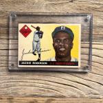 1956 Topps Jackie Robinson #50 Brooklyn Dodgers Card