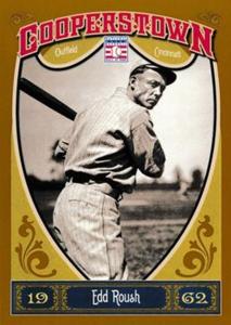 2013 Panini Cooperstown Edd Roush HOF Card