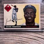 1956 Topps Jackie Robinson #50 Brooklyn Dodgers Card
