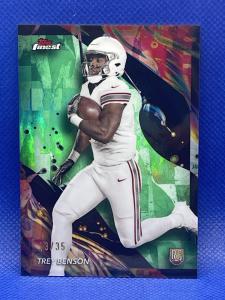 Trey Benson Uncommon Green Refractor 2024 Topps