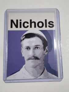 Kid Nichols Signed Baseball Art Card 2/10
