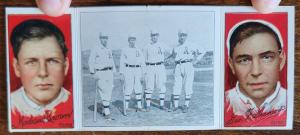1912 Hassan Triple Folders T202 Brown & Graham Cards
