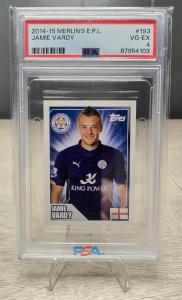 2014-15 Topps Jamie Vardy Rookie Sticker Card