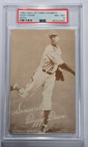 1980 Dizzy Dean Hall of Fame Card PSA 8