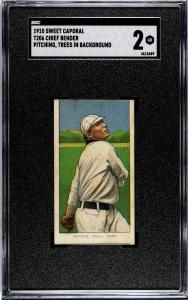 Chief Bender 1909-11 T206 Sweet Caporal Card
