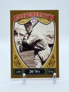 2013 Panini Cooperstown Billy Terry Giants Card