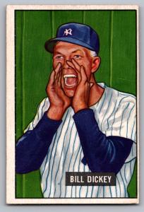 1951 Bowman Bill Dickey Yankees Card #290