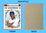 Jackie Robinson Brooklyn Dodgers Custom Art Card