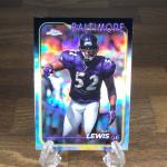 Ray Lewis 2024 Topps Chrome Refractor Card