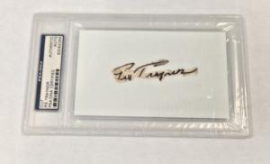 Pie Traynor Signed Cut Signature PSA/DNA Auto