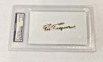 Pie Traynor Signed Cut Signature PSA/DNA Auto